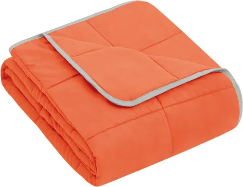 Vista 29 de yescool - Manta con peso, 7 libras, fresca, transpirable, con cuentas de cristal prémium, lavable a máquina, para dormir, 60-90 libras, 41 x 60 Gris