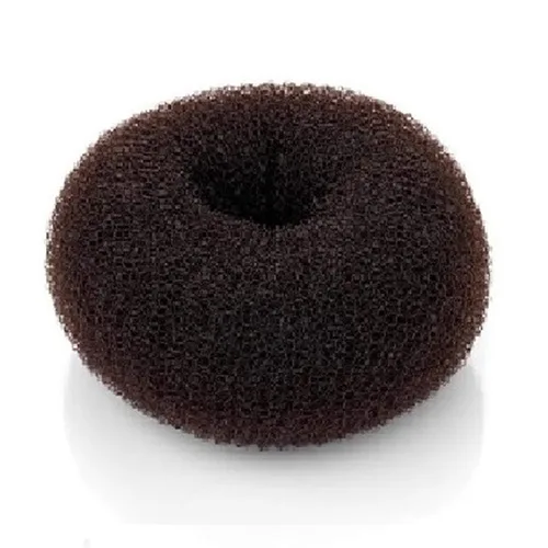 Vista 8 de Goma de pelo en forma de donuts para el cabello, L, Beige