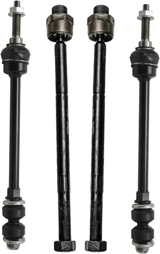 Vista 524 de Detroit Axle - Kit de suspensión delantera de 10 piezas para Hyundai Accent 2006-2011, 2 brazos de control inferiores, 4 barras de acoplamiento