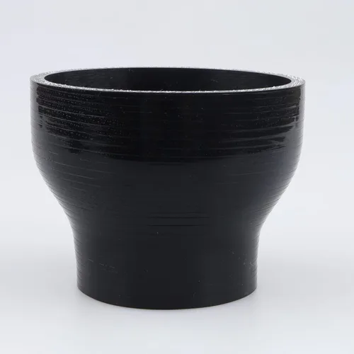 Vista 57 de AC PERFORMANCE ID 4" a 3.75" (4.016 in a 3.740 in) Reductor recto, longitud 4" (100mm), 4 capas reforzadas, manguera universal de silicona pura Negro