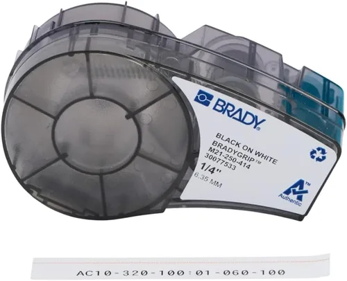 Vista 16 de Brady Auténtica etiqueta de vinilo para todo tipo de clima (M21-131-595-WT) para identificación de interior/exterior, laboratorio y etiquetado