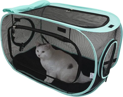 Vista 12 de Kitty City - Muebles y juegos de patio para gatos al aire libre, juego Mega para exteriores