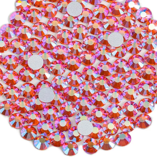 Vista 40 de Beadsland 1440 diamantes de imitación de cristal con parte trasera plana, gemas redondas, sombra dorada, SS20, 0.181-0.189 in