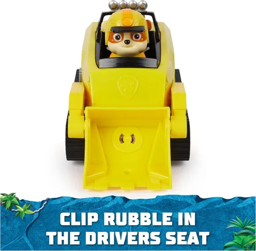 Vista 7 de Paw Patrol Jungle Pups, Rubble Rhino Vehicle, Toy Truck with Collectible Action Figure, Kids Toys for Boys & Girls Ages 3 and Up