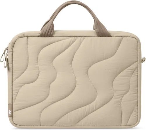 Vista 10 de tomtoc 13-16 Inch Protective Puffy Laptop Carrying Bag for Women, Lightweight Work Laptop Briefcase Fits Macbook Air/Pro/Neo