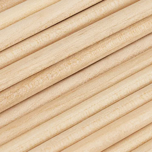 Vista 4 de LEXININ 1000 empujadores de cutículas de madera de 4.5 pulgadas, palitos de madera de doble cabezal, palos de uñas de madera naranja para manicura