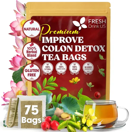 Vista 157 de FreshDrinkUS, 135 bolsas de té de jengibre y cúrcuma premium, ingredientes 100% naturales, mezcla hecha a mano de té de hierbas de cúrcuma