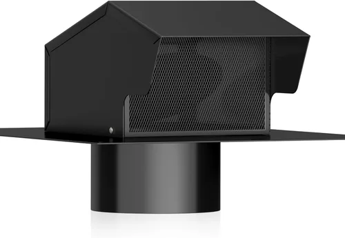 Vista 11 de Hon&Guan Ventilación de techo extraíble de 6 pulgadas, tapa de ventilación para secadora de techo para casas, acero galvanizado de 6 pulgadas