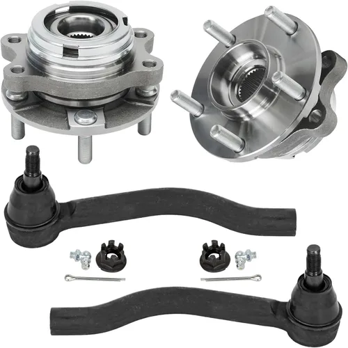 Vista 28 de Detroit Axle - Kit de 4 piezas de manguetas de dirección para Honda Civic 2006-2011, 2 manguetas de dirección delanteras y bujes de ruedas
