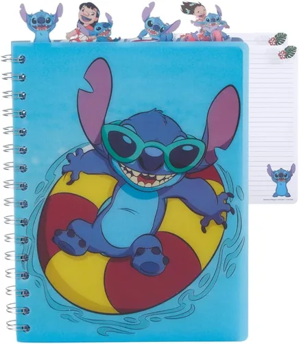 Vista 11 de Barbie - Cuaderno de pestañas encuadernado en espiral, 96 páginas rayadas, 8 x 7 pulgadas, morado