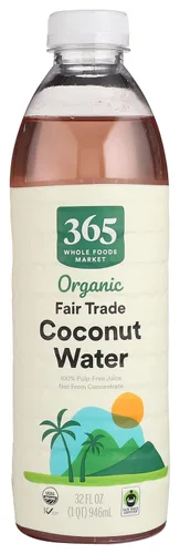 Vista 10 de 365 by Whole Foods Market - Agua de coco orgánica, jugo 100% sin pulpa, 33.8 fl. Oz