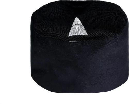 Vista 7 de Hyzrz 4 sombreros de chef unisex con ventilación ajustable, tapas de cocina con parte superior de malla transpirable para cocineros, cocineros