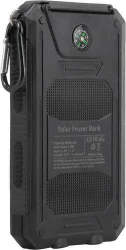 Vista 9 de Batería para Garmin eTrex Touch 25 (batería de BoxWave) – Solar Rejuva PowerPack (10000mAh), batería de reserva con energía solar 10000mAh