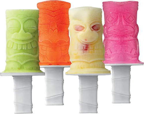 Vista 11 de Tovolo - Moldes para paletas heladas, motivo yeti, Dino, Blanco