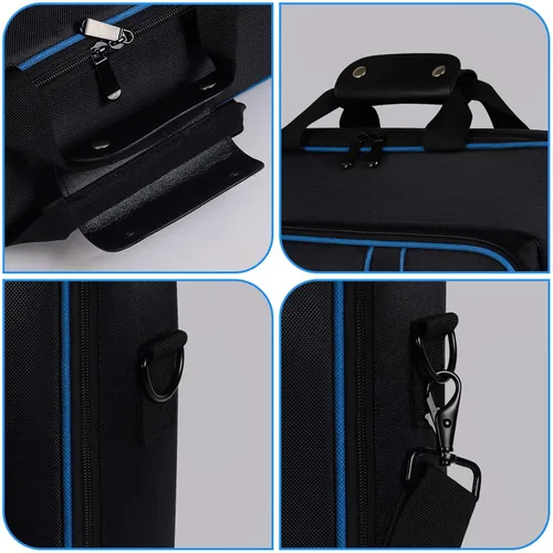 Vista 6 de Alltripal Carrying Case Compatible with PlayStation 5 Console, Case Travel Bag & Protective Shoulder Storage Bag for PS5 DiscDigital Edition