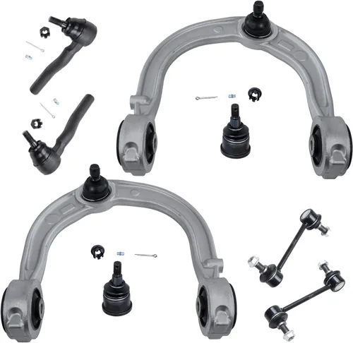 Vista 422 de Detroit Axle - Kit de brazos de control delanteros de 8 piezas para Toyota Sienna 2004-2010, 2 brazos de control inferiores con rótulas, 4 barras