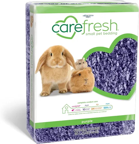 Vista 16 de Carefresh - Cama para mascotas pequeñas de papel natural color Confetti, 99% libre de polvo con control de olores, 50 L
