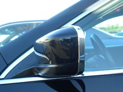 Vista 4 de fits 1999-2002 Daewoo Leganza Chrome Mirror Trim MOLDINGS 2PC 2000 2001 99 00 01 02