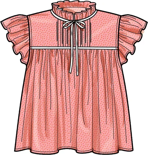 Vista 6 de Simplicity Misses' - Kit de patrón de costura para jersey, código S9546, tallas 4-6-8-10-12-14-16, multicolor