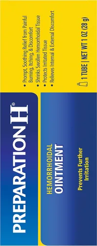 Vista 10 de Preparation H Pomada para Hemorroides, Alivio de Picazón, Ardor y Malestar - Tubo de 1 Oz