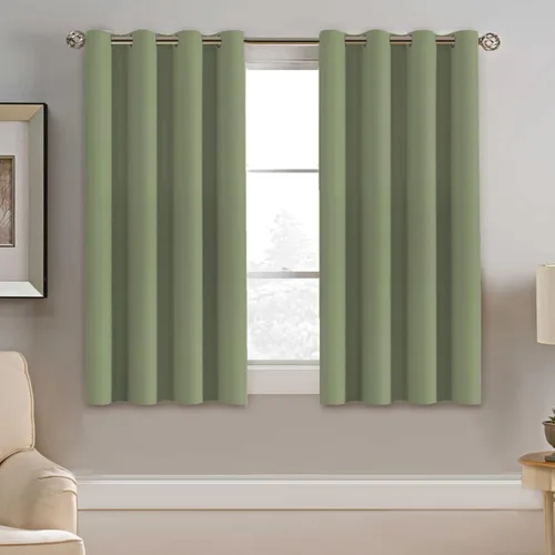 Vista 174 de H.VERSAILTEX Cortinas opacas para dormitorio de 84 pulgadas de largo, cortinas con aislamiento térmico para sala de estar, paneles de cortina