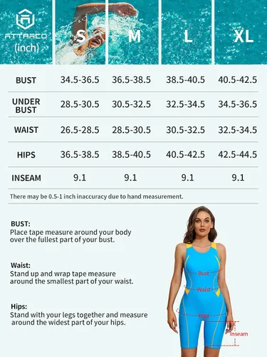Vista 6 de ATTRACO Trajes de baño atléticos de una pieza para mujer, trajes de baño Boyleg con espalda cruzada