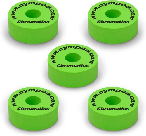 Vista 17 de Cympad Chromatics - Juego de almohadillas de espuma para platillos en blanco – Arandelas de espuma de memoria de alta densidad para mejorar