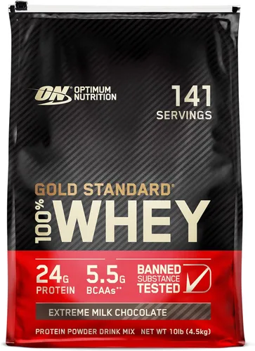 Vista 16 de Optimum Nutrition Estándar dorado 100% Proteína de Suero de Leche en Polvo, Pie de lima, 1.8 Libra