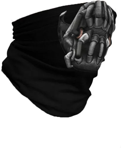 Vista 3 de XFVSDXS Diadema impresa 3D pasamontañas mágica diadema bufanda multifuncional máscara para ciclismo al aire libre montar motocicleta