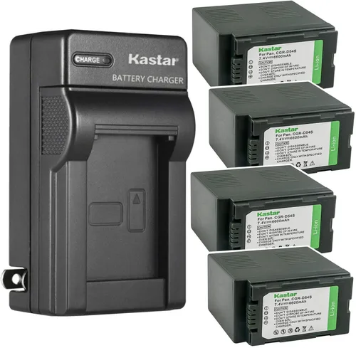 Vista 7 de Kastar CGA-D54 Reemplazo del cargador de batería de pared de CA para Panasonic AG-DVC80 AG-DVC80P, AG-DVC180 AG-DVC180A, AG-DVX100, AG-DVX100A
