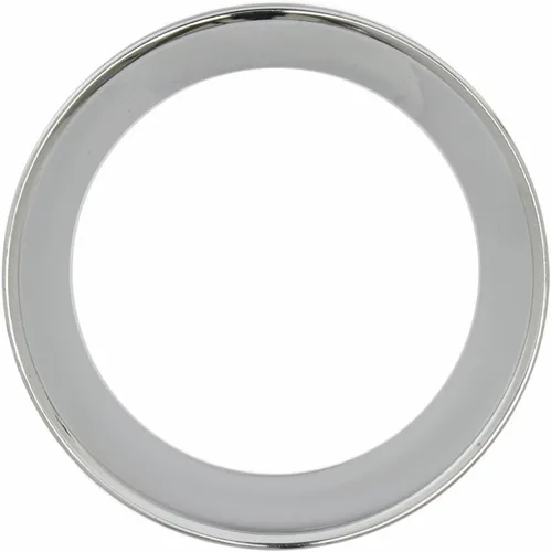 Vista 4 de Grand General 66944 Pequeña cubierta de medidor de plástico cromado con visera para Kenworth