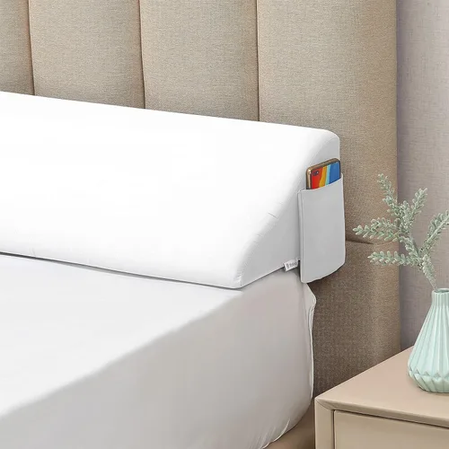 Vista 11 de Vekkia - Almohada de cuña tamaño Queen para cabecera/Relleno de espacio de cama y colchón, relleno de espacio que cierra el espacio (0-6")