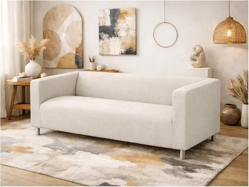 Vista 8 de El repuesto de cubierta para sofá biplaza Klippan está hecho a medida para la funda de Ikea Klippan Loveseat, un repuesto de cubierta de sofá. ¡Solo