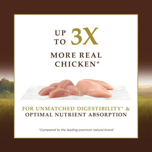 Vista 5 de Instinct Ultimate Protein - Receta de pollo sin granos, comida seca natural para gatos, bolsa de 4 libras