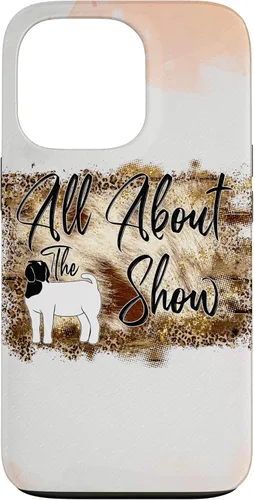 Vista 10 de All About Show Goat Show Goat Mom Country Girls Farm Life - Carcasa para iPhone 16