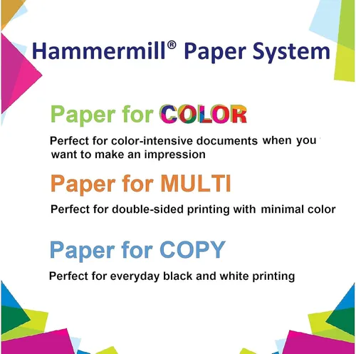 Vista 4 de Hammermill 103168 Papel de color reciclado, 20 libras, 8-1/2 x 11, vara dorada, 500 hojas/resma