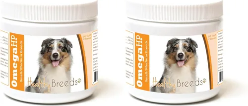 Vista 237 de Healthy Breeds Affenpinscher Omega HP - Masticables suaves para piel y pelaje, 60