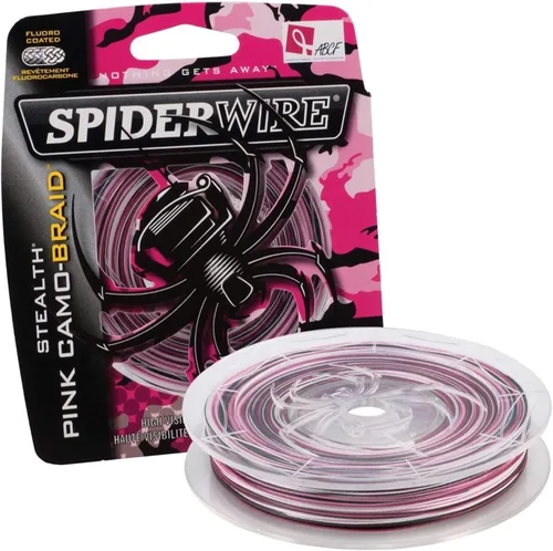 Vista 16 de Spiderwire Stealth Braid 3000 Yardas Camuflado azul