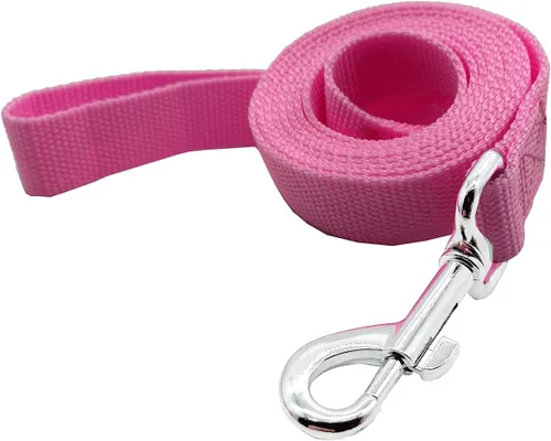 Vista 10 de Correa de entrenamiento de nailon para perros, cuerda de tracción, 4/5/6 pies de largo, 3/4 pulgadas 1 pulgada de ancho, para perros pequeños y Negro