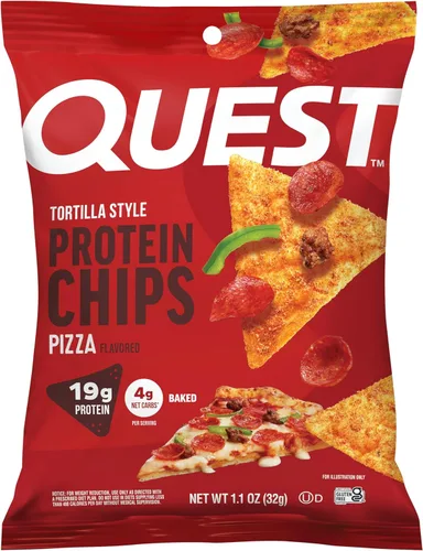 Vista 21 de Quest Nutrition Tortilla Style Protein Chips, Buffalo Ranch, 0.67 oz de proteína, 0.14 oz de carbohidratos netos, aperitivo de proteína sin gluten