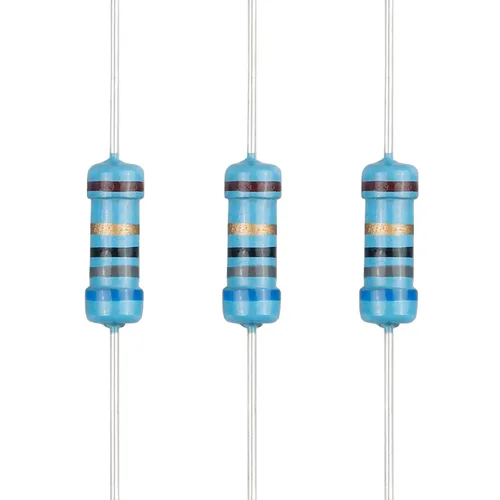 Vista 33 de 100 resistencias de 56 ohmios 1/2 W (0.5 vatios) ±1% tolerancia de película metálica, múltiples valores de resistencia opcional