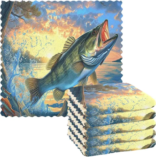 Vista 18 de ALAZA Ancient Egypt Culture - Juego de 6 paños de cocina para mujer, paños de cocina lavables de secado rápido, paño de limpieza reutilizable, 11 x