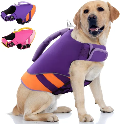 Vista 16 de Queenmore Chaleco salvavidas para perros XS, chaleco salvavidas para perros pequeños, chaleco salvavidas para perros pequeños, chaleco salvavidas