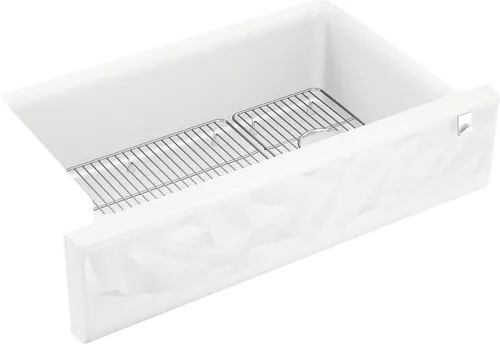 Vista 57 de KOHLER K-28001-CM5 Cairn Fregadero, 24 pulgadas, beige mate