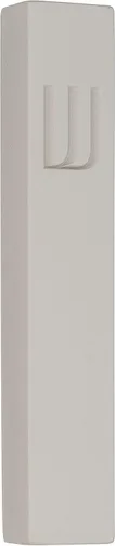 Vista 22 de A&S Mezuzot Moderna funda de mezuzá de hormigón con pergamino, fácil de despegar y pegar Mezuza (gris + espinilla grabada, 5 pulgadas)