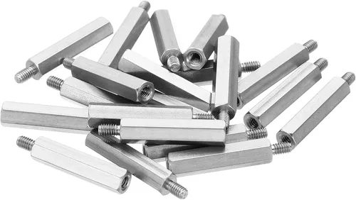 Vista 27 de PATIKIL M2x9mm+0.157 in Macho-Hembra Hex Standoff, paquete de 20 tornillos de acero inoxidable para placas base, cajas de computadora, placas