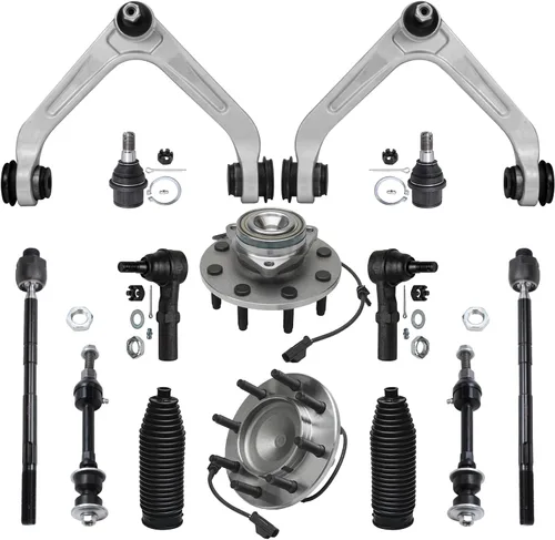 Vista 226 de Detroit Axle - Kit de 4 piezas de manguetas de dirección para Honda Civic 2006-2011, 2 manguetas de dirección delanteras y bujes de ruedas