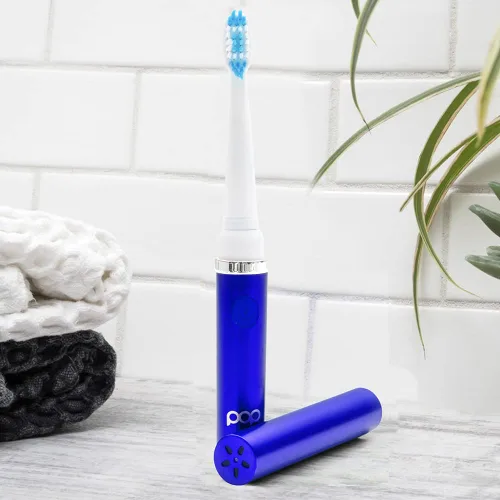 Vista 73 de Cepillo de dientes eléctrico Pop Sonic (puntos rojos) – Cepillos de dientes de viaje con batería AAA Cepillos de dientes eléctricos para niños