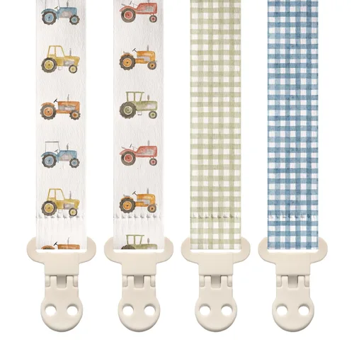 Vista 81 de Stadela - Juego de 4 clips para chupetes de bebé para niñas – Juego de regalo con flores modernas y neutrales estilo Boho (Allysa)
