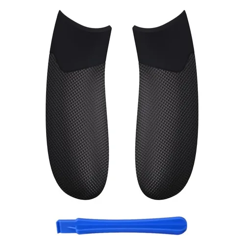 Vista 3 de eXtremeRate Paneles traseros de repuesto de empuñaduras de goma para controlador Xbox Series XS, mango de rieles laterales antideslizantes